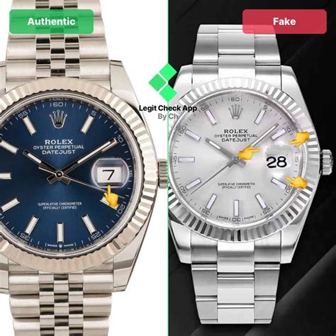 fake vs real rolex datejust|how to tell genuine rolex.